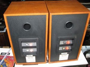 JPW ML310i 英国原产书架音箱--四川成都二手HIFI发烧友经典古董音响器材音箱功放CD机DAT卡座批发零售