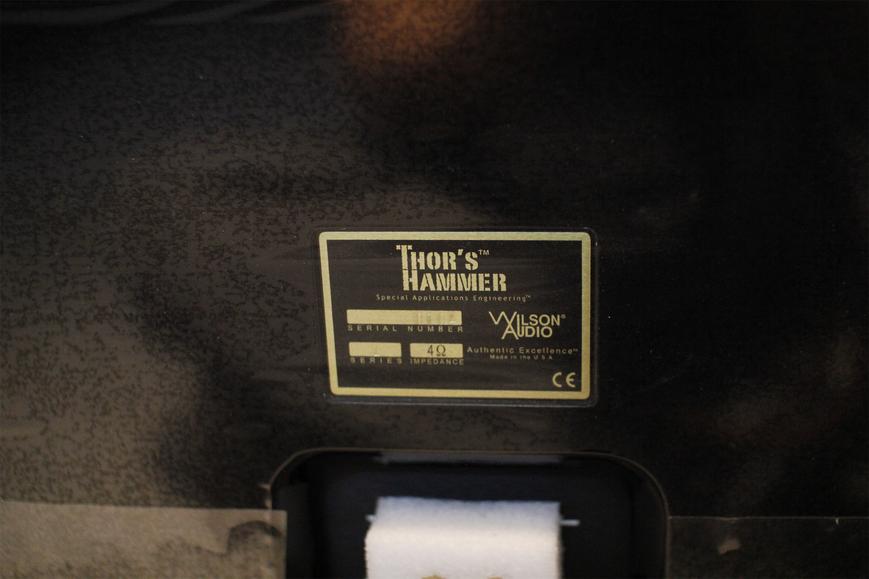 美国wilsonaudio威信thorshammer超低音音箱黑色