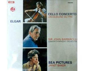 ELGAR Cello Concerto in E minor, Op.85, Sea Pictures, Op.37 杜普蕾.艾尔加：大提琴协奏曲 海景 (180克33转LP黑胶)   ASD655
