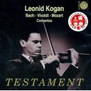 Leonid Kogan Plays Bach, Vivaldi, Mozart Concertos 巴赫 威尔第 莫扎特 小提琴协奏 柯冈    SBT1223