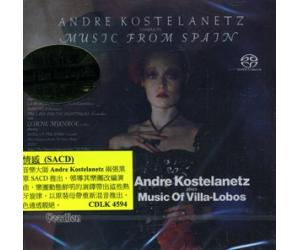 André Kostelanetz Plays the Music of Villa-Lobo Conducts Music from Spain SACD 西班牙情感 SACD      CDLK4594