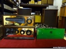一套经典的英国PYE胆前级+胆后级+胆收音古董机