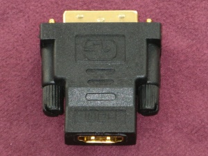 DVI转HDMI接口 转换头(适用配DVI接口投影机用)