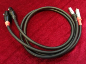日本 古河 CABLE 输出XLR头输入RCA头线 1米