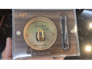 日本 My Sonic Lab Stereo Cartridge 签名金版 唱头