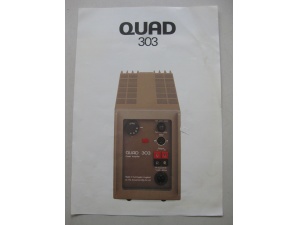 国都33 303功放原厂资料  英国原产原装 QUAD 33前级 303后级功放 