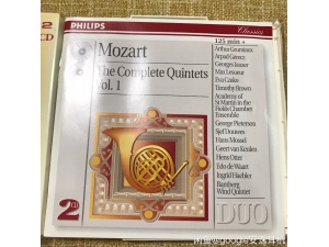【DUO 712】莫扎特Mozart 4首弦乐五重奏曲集philips小双张2cd    飞利浦