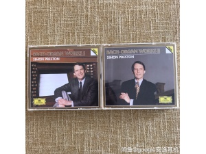 【722/723】6CD Bach Organ Simon Preston巴赫管风琴作品DG  德国  DG