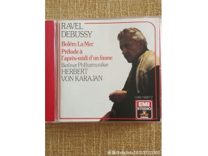 【602/603】Karajan卡拉扬指挥拉威尔德彪西大海波莱罗舞曲Ravel Debussy no ifpi