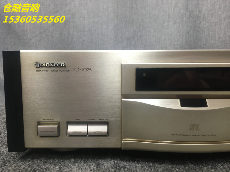 日本Pioneer先锋PD-T07A反倒转盘CD机二手名盘发烧CD机_音源系列_佛山仓