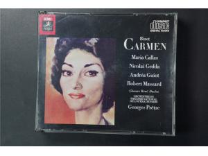 比才：“卡门”全剧 卡拉斯女高音演唱，普莱特里 3CD EMI天使