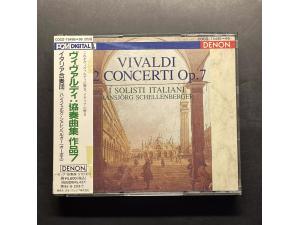 Denon《维瓦尔第：12首协奏曲Op.7》 - 意大利音乐家合奏团+谢伦伯格双簧管  2CD