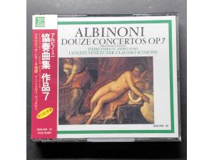 Erato 《阿尔比诺尼：12首协奏曲op.7》 - 西蒙内指挥威尼斯独奏家乐团（2CD）