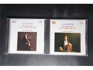 NAXOS 《巴赫：六首无伴奏大提琴组曲》 - Csaba Onczay（2CD）