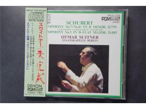 DENON 《舒伯特：第8号交响曲“未完成”第5号交响曲》 - 苏伊特纳指挥柏林国立歌剧院管弦乐团