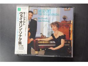  Erato 《莫扎特：小提琴奏鸣曲全集》 - 黑崎弘(小提琴)，Linda Nicholson(钢琴)，4CD