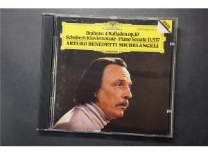 DG 《勃拉姆斯：4首钢琴小品；舒伯特：钢琴奏鸣曲D.537》 - 米凯朗杰利  