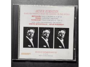 DOCUMENTS 《贝多芬，柴可夫斯基：钢琴协奏曲；弗朗克：交响变奏曲》 - 鲁宾斯坦，现场录音