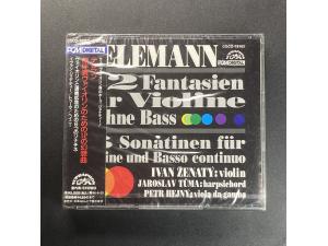 Supraphon《泰勒曼：12首无伴奏小提琴幻想曲、6首小提琴与低音奏鸣曲》- Ivan Zenaty小提琴   2CD