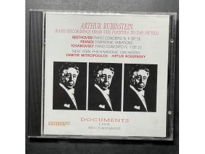 DOCUMENTS 《贝多芬，柴可夫斯基：钢琴协奏曲；弗朗克：交响变奏曲》 - 鲁宾斯坦，现场录音