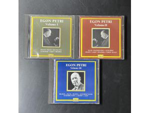 Pearl《钢琴大师佩特里Egon Petri演奏勃拉姆斯、贝多芬、肖邦、李斯特、布索尼等钢琴作品集 第1-3集》3CD