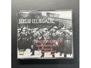 EISEN 《肖斯塔科维奇：第5号交响曲；普罗科菲耶夫：第5号交响曲；门德尔松：第4号交响曲；舒曼：第2号交响曲；门德尔松：小提琴协奏曲；贝多芬：第九号交响曲》 - 切利比达克（4CD）