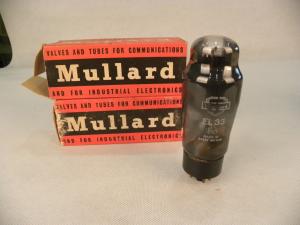 全新英国MULLARD EL33（顶级6V6)