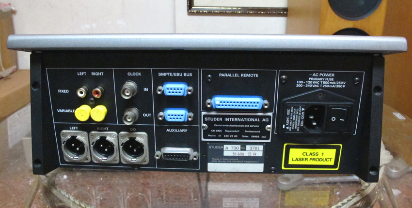 （已出）极品级StuderA730电台专业CD机