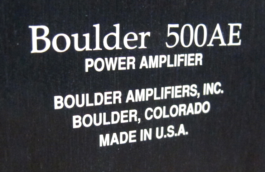 美国宝达BOULDER录音室专业前级+宝达BOULDER 500AE 后级