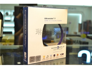 代理行货 美国WIREWORLD(线世界) Ultraviolet紫光7 USB2.0数码线