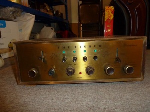 经典古董Fisher 400C前級