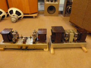 英国录音室专用最早期大牛雀仔牛KT66古董胆机