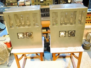一对原装西电TA-7467A(300B推挽)电影院监听功放.非卖品