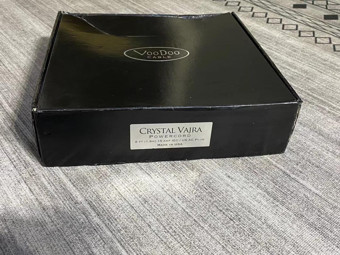 美国巫毒Voodoo  Crystal Vajra 水晶高能量电源线