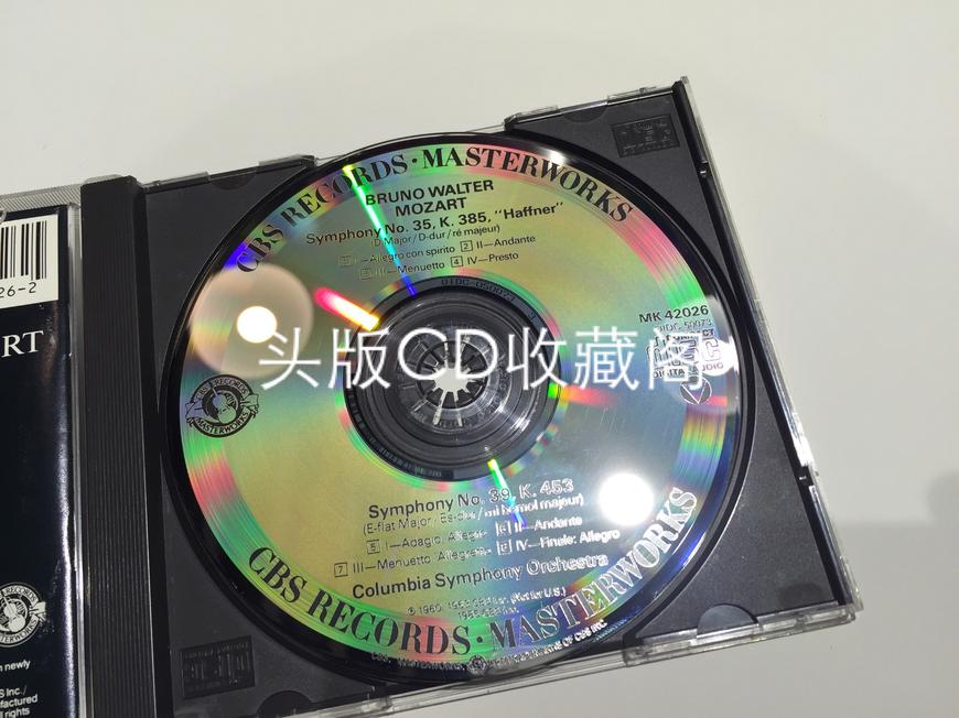 A6815 CBS 华尔特 莫扎特第35.36.38.39.40.41交响曲 3CD