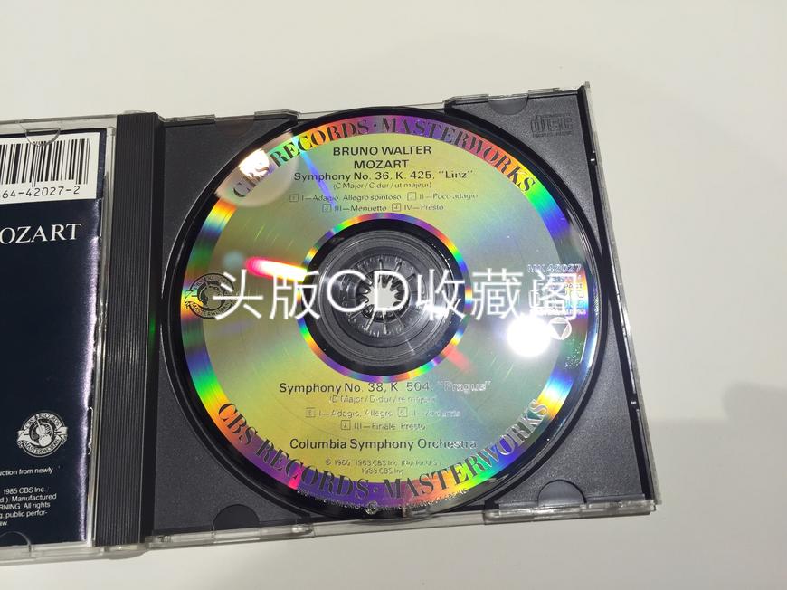 A6815 CBS 华尔特 莫扎特第35.36.38.39.40.41交响曲 3CD