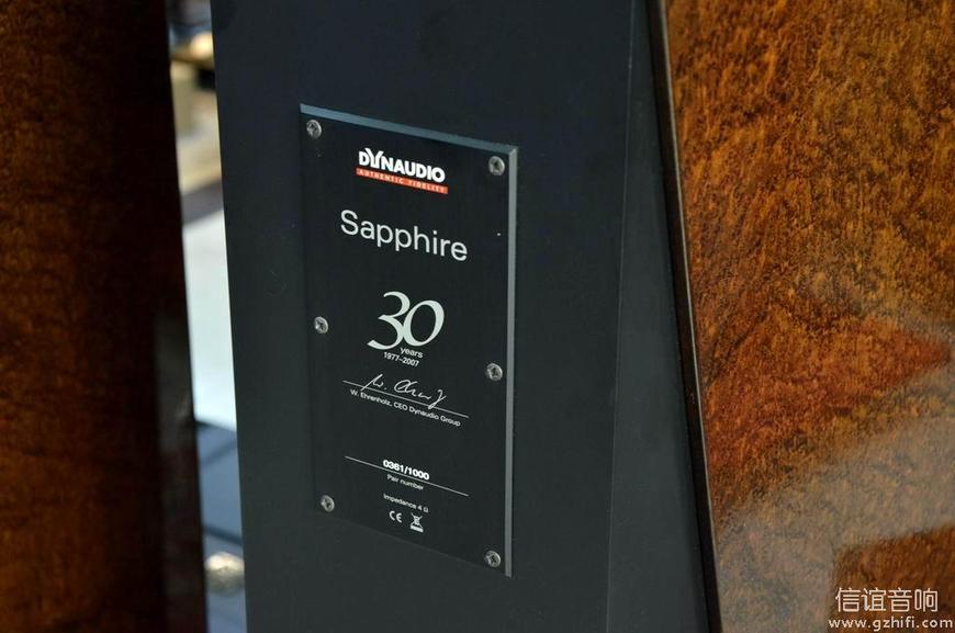 Dynaudlo(丹拿)Sapphire 30周年铂金限量版音箱