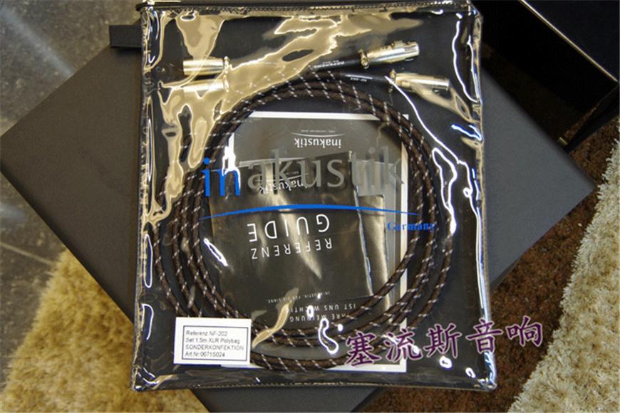 现货 德国 Inakustic/敏力线 NF-202 平衡线 黑白花蛇 全新行货