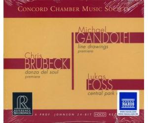 Brubeck and Gandolfi works Concord Chamber Music Society 协和室内乐会社首张专辑  RR-122