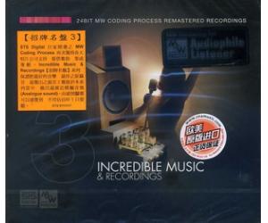 INCREDIBLE MUSIC & RECORDINGS 3 招牌名盘 3 STS61111117