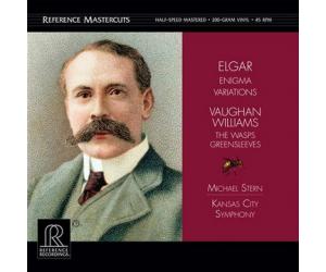 Elgar: Enigma Variations Vaughan Williams: The Wasps Greensleeves 埃尔加：谜语变奏曲 45转200克2LP黑胶  RM-2508 