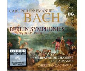 CPE Bach Berlin Symphonies Zacharias SACD  MDG9401824-6