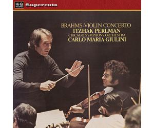 Brahms : Violin Concerto in D Itzhak Perlman (violin) Chicago Symphony Orchestra Carlo Maria Giulini 布拉姆斯 D大调小提琴协奏曲，作品77