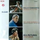 ELGAR Cello Concerto in E minor, Op.85, Sea Pictures, Op.37 杜普蕾.艾尔加：大提琴协奏曲 海景 (180克33转LP黑胶)   ASD655