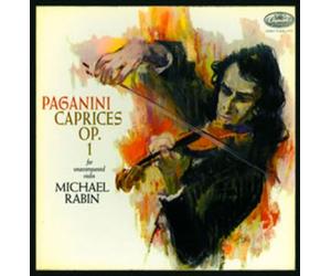 Paganini Caprices op. 1 for unaccompanied violin Michael Rabin 帕格尼尼: 24首无伴奏小提琴随想曲 / 拉宾 (180克2LP) 限量发行   SPBR8477