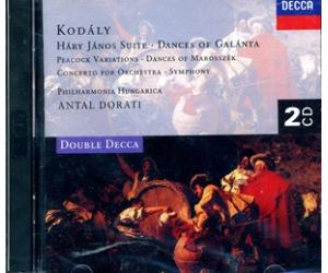 科达伊 哈利亚诺什组曲 加兰塔舞曲 多拉蒂 2CD  DECCA 4430062 