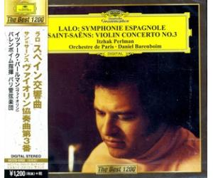 Lalo: Spanish Symphony, Saint-Saens: Violin Concerto No.3 帕尔曼 拉罗：西班牙交响曲/ 圣桑：第三小提琴协奏曲 (日本版)  UCCG5352