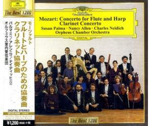 Mozart: Concerto for Flute and Harp,Clarinet Concerto Orpheus Chamber Orchestra 莫扎特：长笛，竖琴和单簧管协奏曲(日本版)  UCCG5358