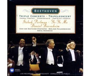 Beethoven Triple Concerto 贝多芬三重奏 帕尔曼 马友友 丹尼尔（环保装）   0825646129669