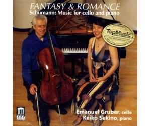 FANTASY AND ROMANCE Schumann: Music for Cello and Piano 舒曼 幻想曲与浪漫曲 大提琴 钢琴 二重奏   DE3481